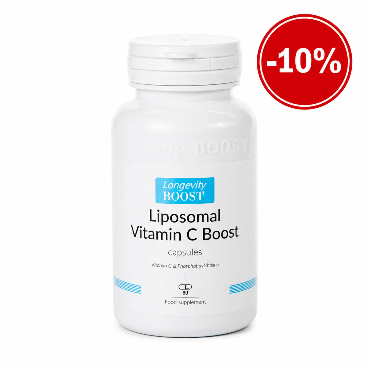 Liposomal Vitamin C Boost, 60 capsule, Longevity BOOST