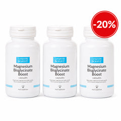 Pachet 3 x Magnesium Bisglycinate Boost, 60 capsule, Longevity BOOST